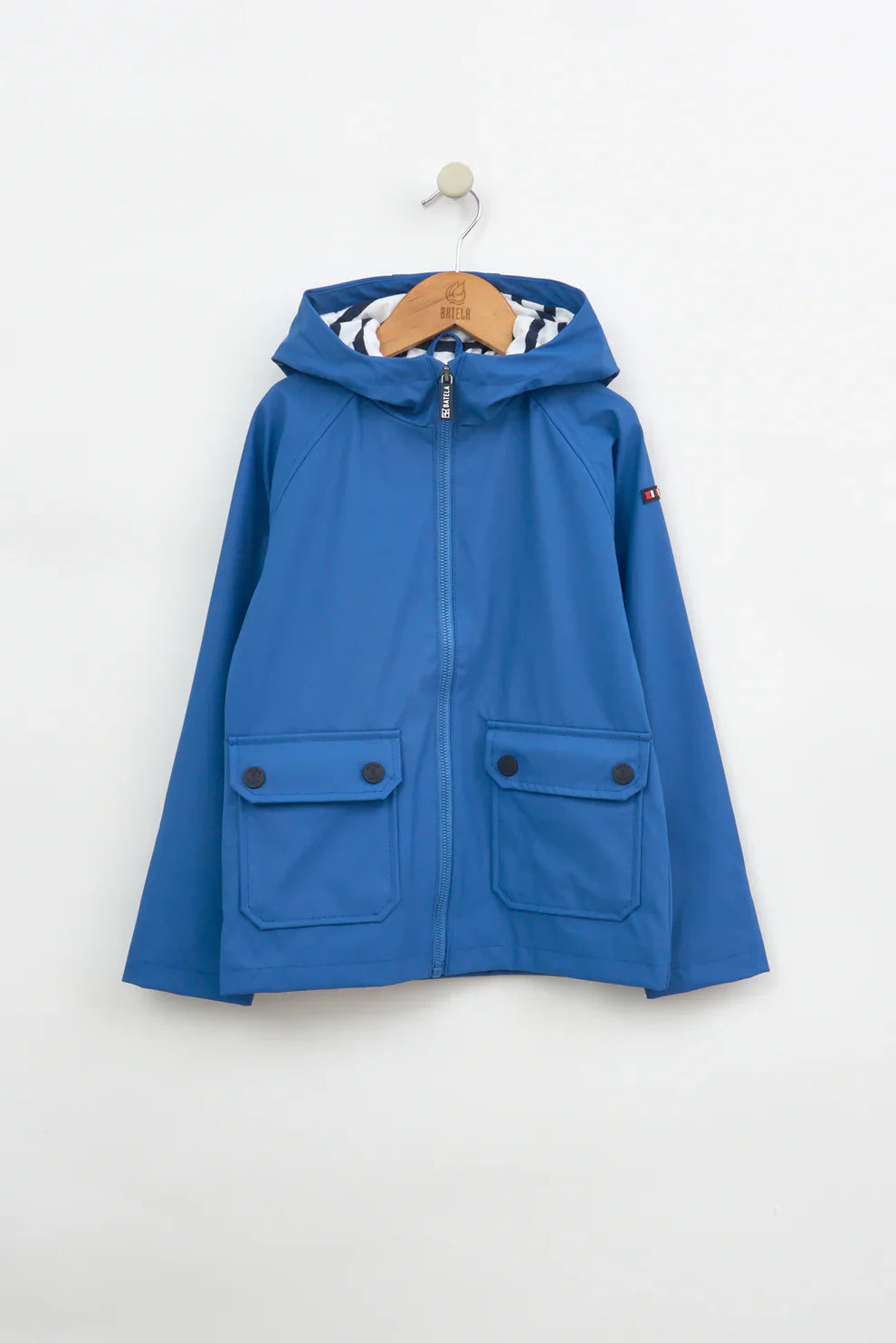 Batela Raincoat with Cotton Lining - Blue