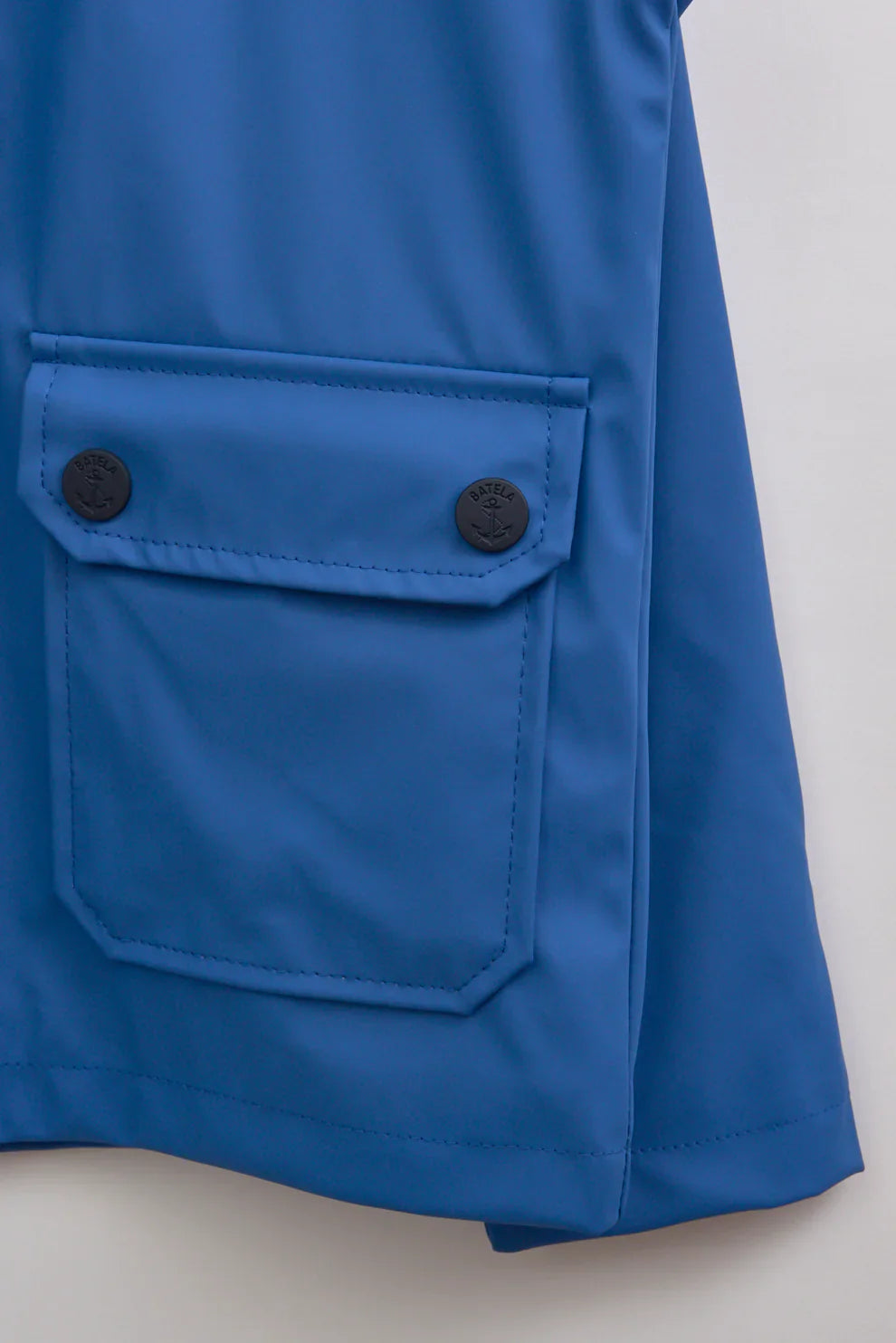 Batela Raincoat with Cotton Lining - Blue