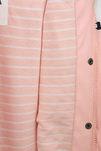 Batela Baby Raincoat with Cotton Lining Anchor Button- Peach
