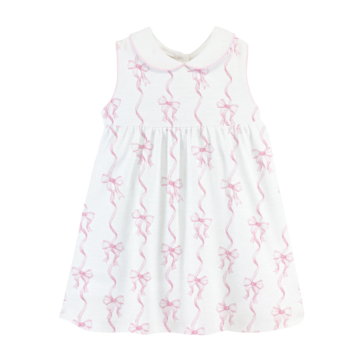 Baby Club Chic Coquette Boes Printed Dress with Round Collar