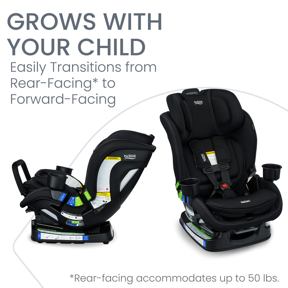 Britax Poplar S Convertible 2-in-1 Car Seat with ClickTight – Baby Go Round, Inc