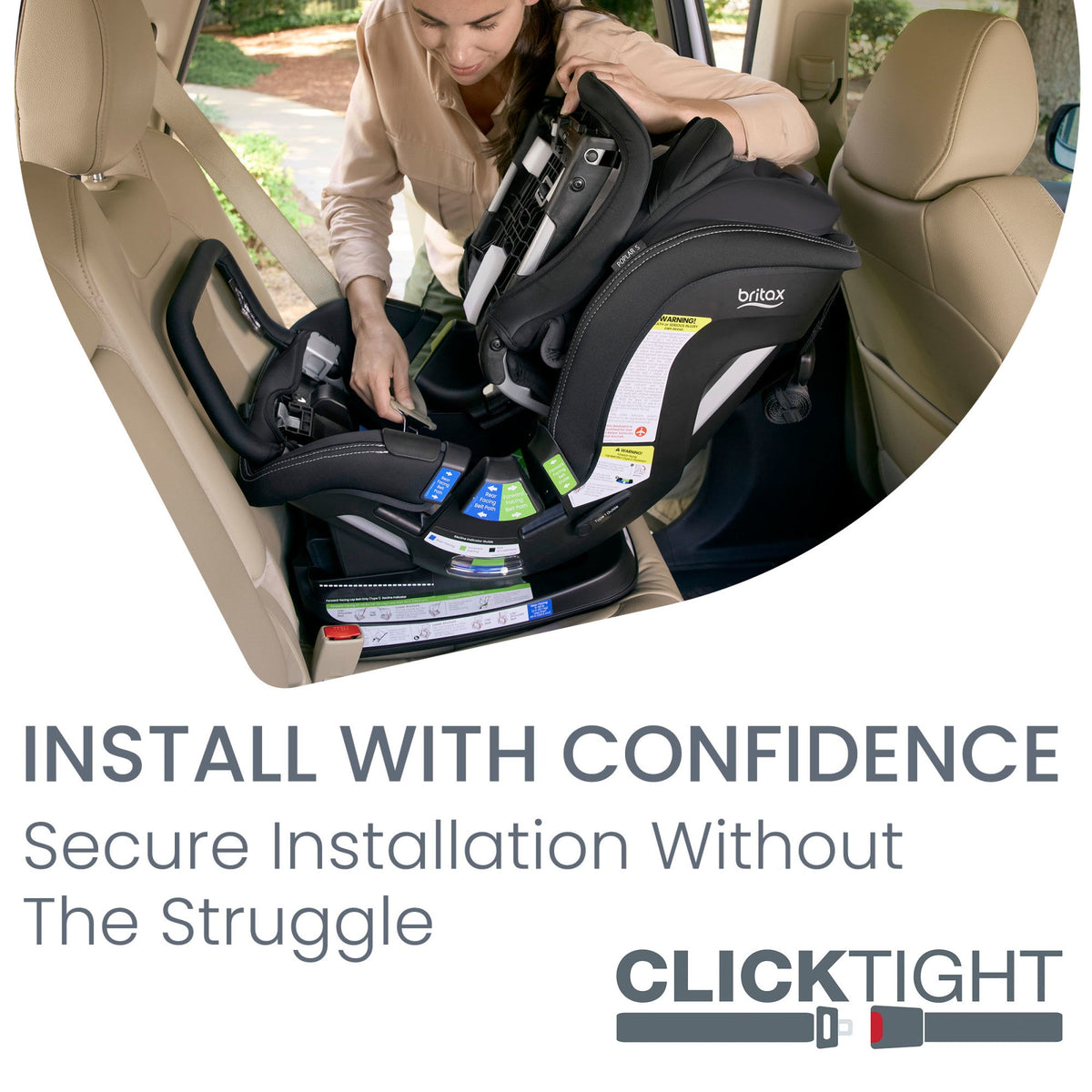 Britax Poplar S Convertible 2-in-1 Car Seat with ClickTight – Baby Go Round, Inc
