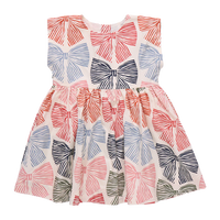Pink Chicken Adaline Dress II Multi Striped Bows