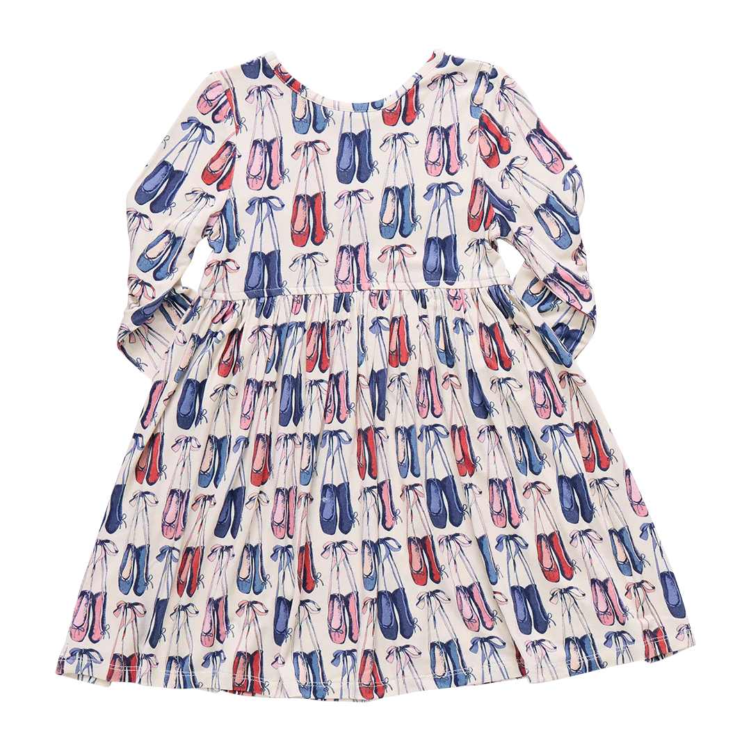 Pink Chicken Bamboo Steph Dress II Ballet Slippers – Baby Go Round, Inc