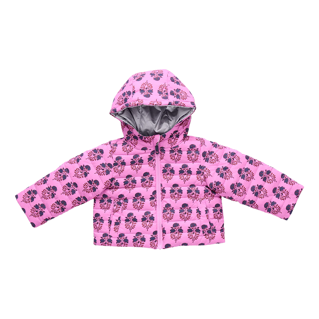 Pink Chicken Girls Reversible Riley Jacket II Pink Strawflower