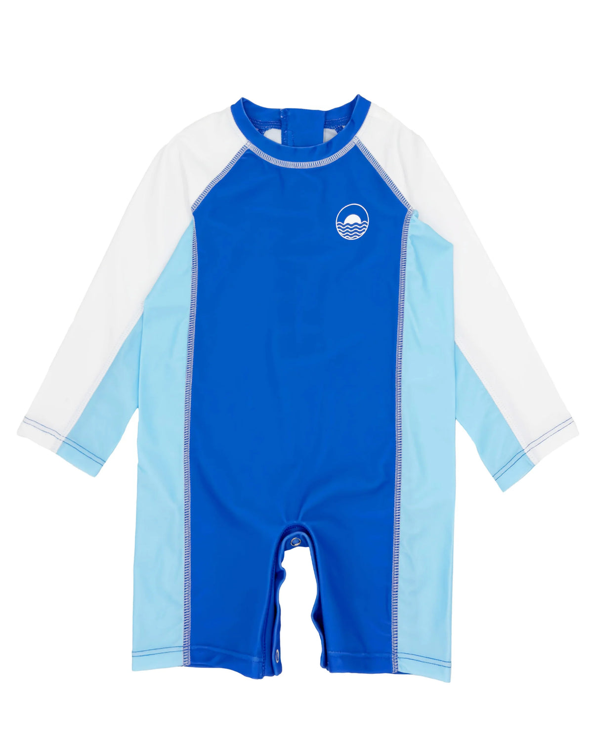 Feather 4 Arrow Shorebreak Long Sleeve Baby Surf Suit Marina Blue