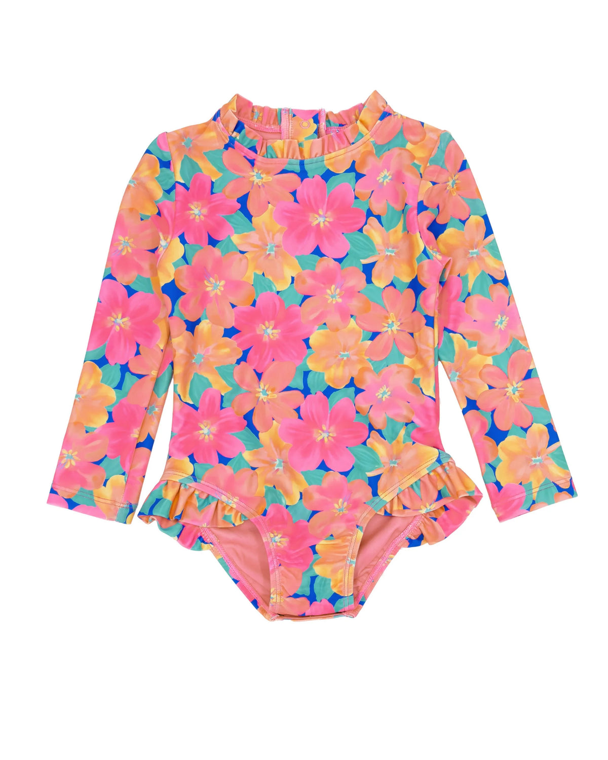 Feather 4 Arrow Frill Chaser Surf Suit Pink Carnation