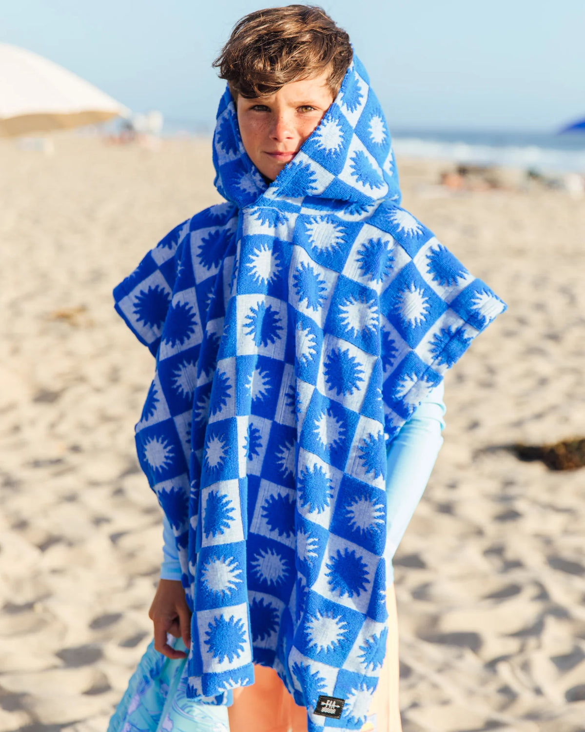 Feather 4 Arrow El Rey Poncho - Marina Blue