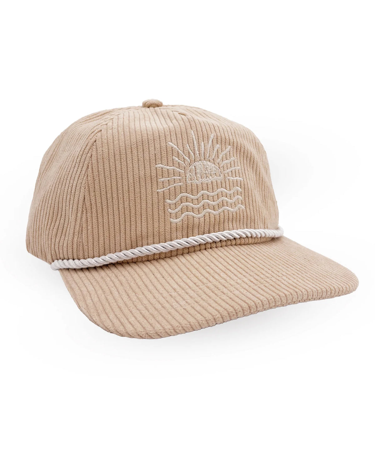 Feather 4 Arrow Snapback Corduroy Hat- Stoked- Brown Sugar