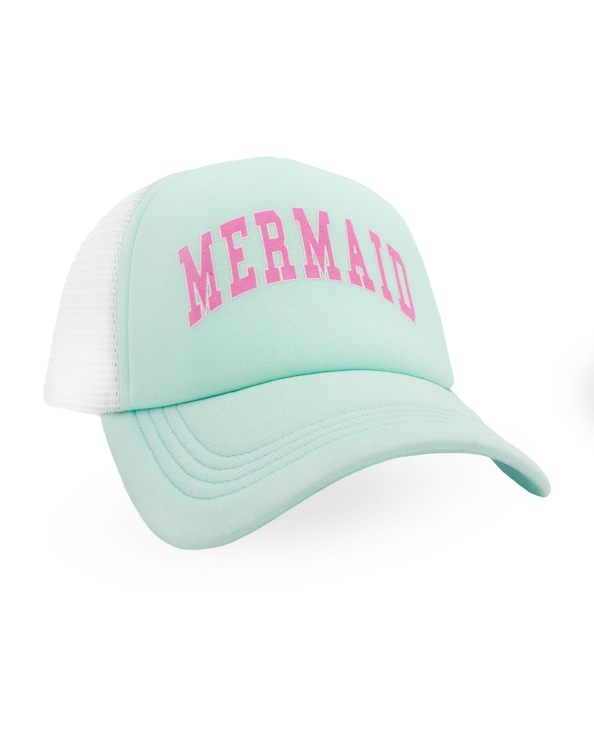 Feather 4 Arrow Trucker Hat - Mermaid- Seaglass