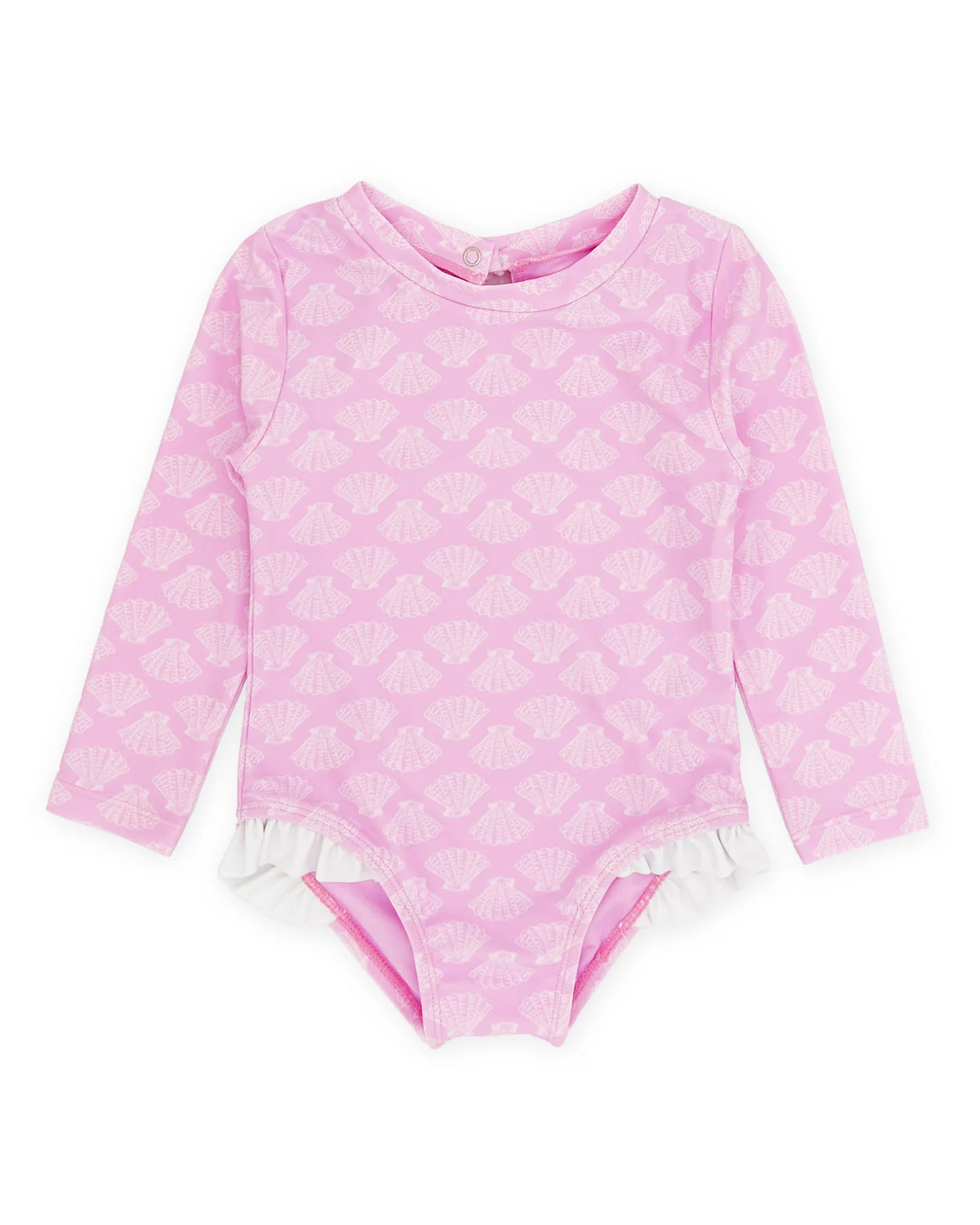 Feathers 4 Arrow Coastal Cutie One-Piece Rashguard  Swimsuit- Shell Yeah