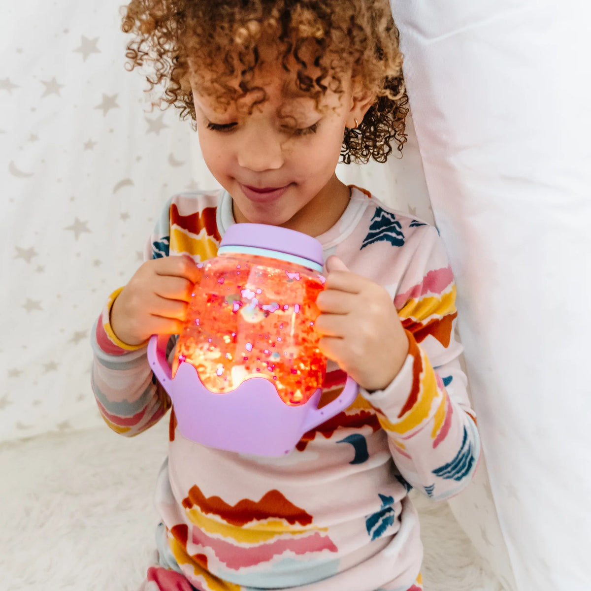 Sensory Play Jar - Lucky Charm - Surf's Up - Stardust