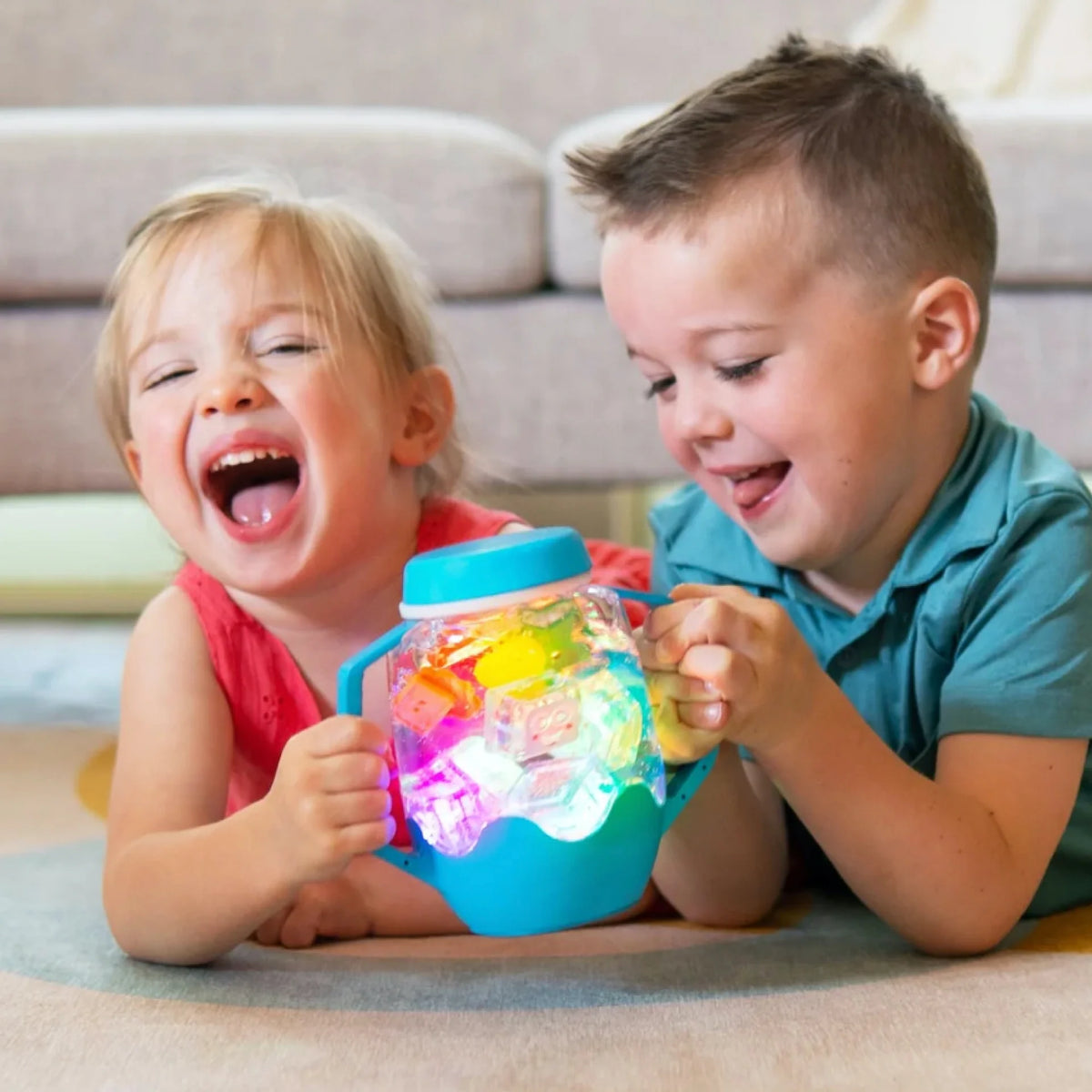 Sensory Play Jar - Lucky Charm - Surf's Up - Stardust