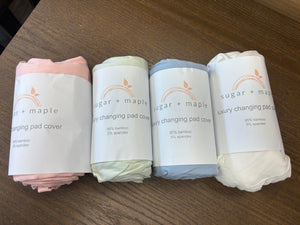Sugar and Maple Luxury Changing Pad Cover