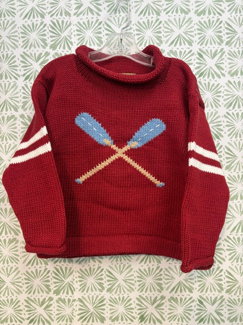 Claver Oars with Arm Bands Roll Neck Sweater