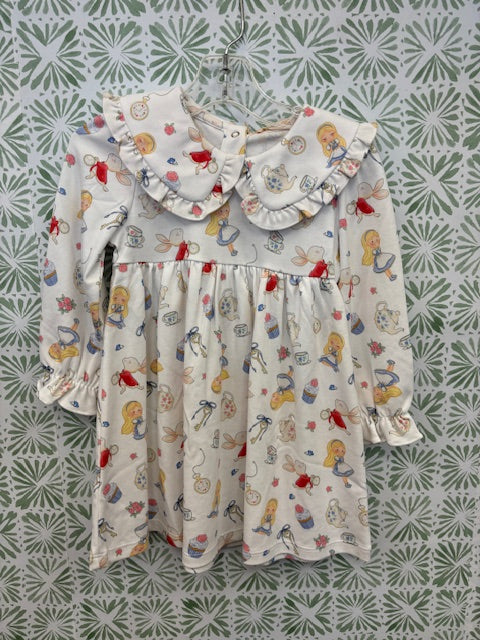 Baby Club Chic Tea Party Dress with Round Collar Baby Club Chic Tea Party Dress with Round Collar