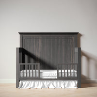 Silva Furniture Jackson Crib | 5-in-1 Convertible | Solid Wood