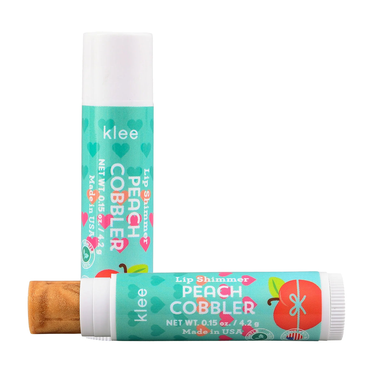 Klee Peach Cobbler - Natural Flavored Lip Shimmer