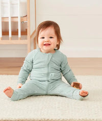 ergoPouch Long Sleeve 1.0 Tog Romper- Sage