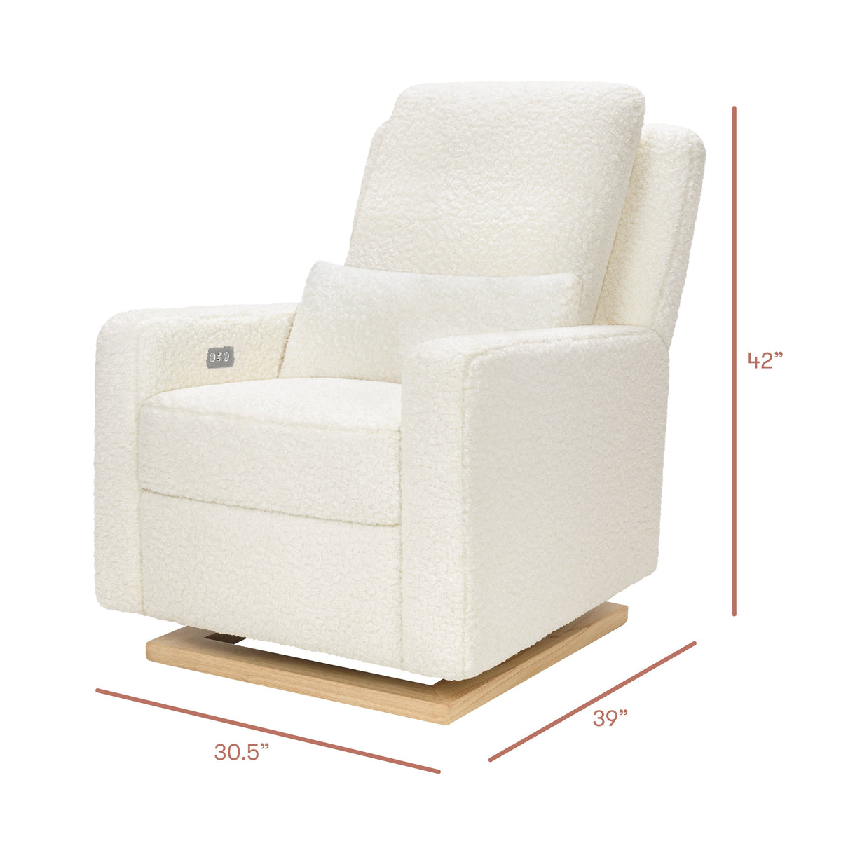 Babyletto Sigi Electronic Recliner and Glider with USB Port