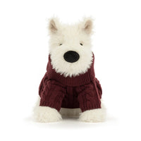 Jellycat Munro Scottie Dog "Winter Jumper"
