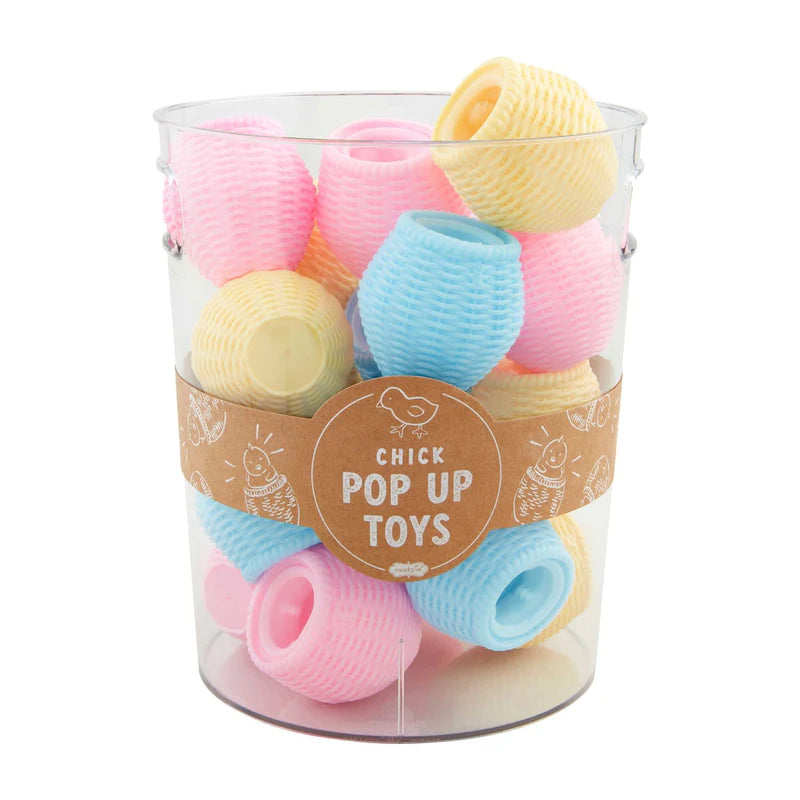 MudPie Chick Pop Up Toy