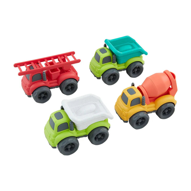 Mud Pie Mini Wheat Straw Assorted Vehicles