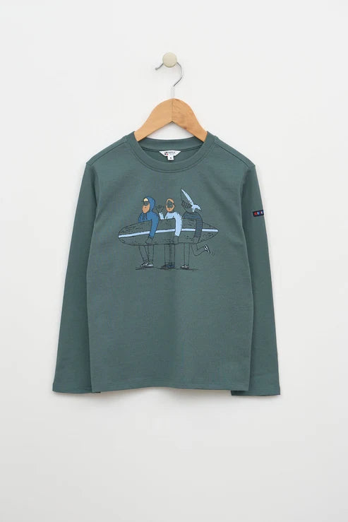 Batela Long Sleeve T-shirt- Surfers