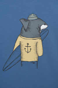 Batela Long Sleeve T-Shirt Shark Surfer
