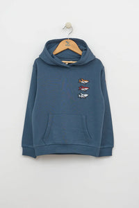 Batela Hooded Sweatshirt with Shark Detail