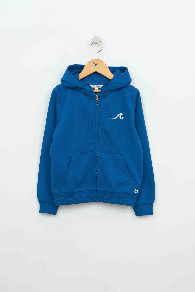 Batela Zip Hoodie Mosaic - High Tide