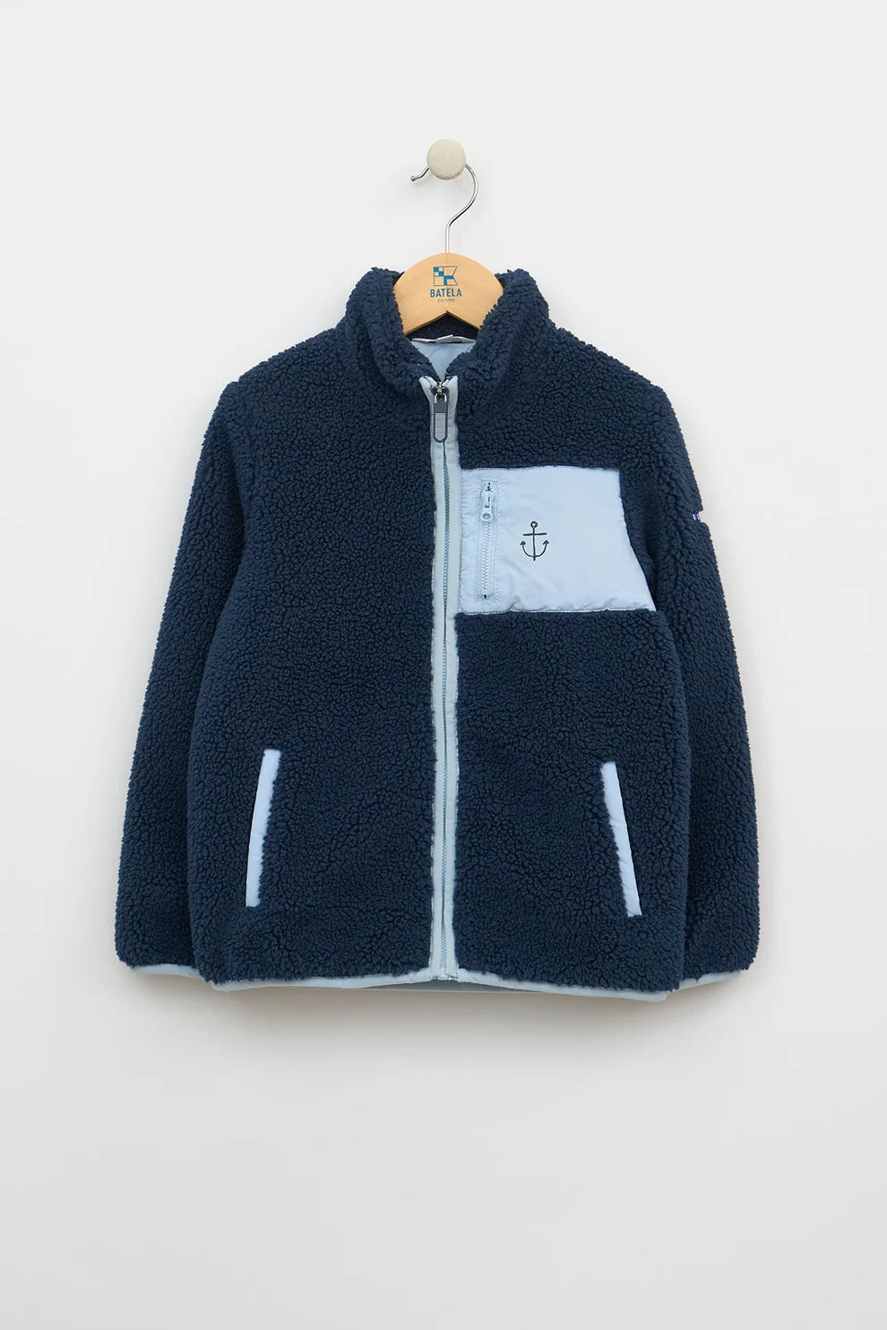 Batela Sherpa Jacket with Front Pocket