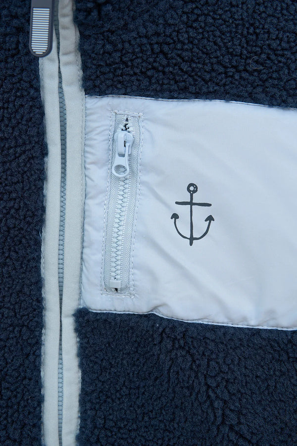 Batela Sherpa Jacket with Front Pocket