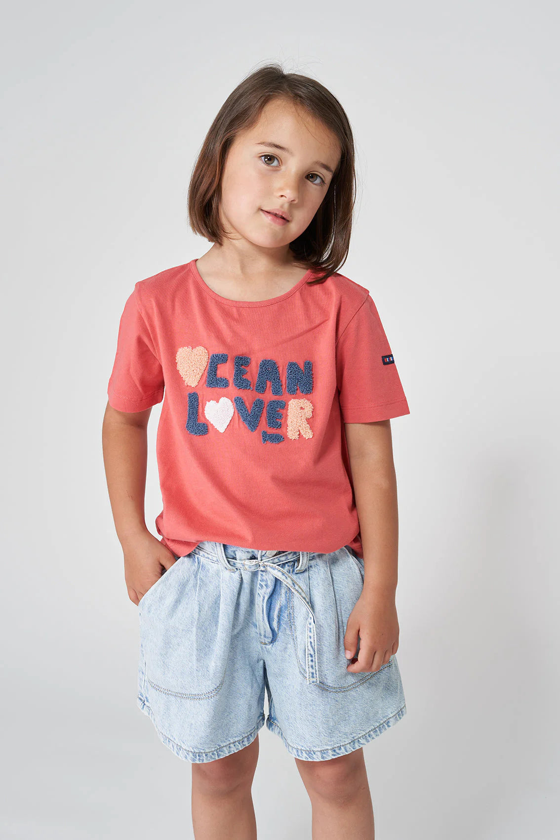 Batela "Ocean Lover" cotton T-shirt