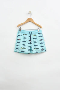 Batela Boys Printed Swimsuit- Fish
