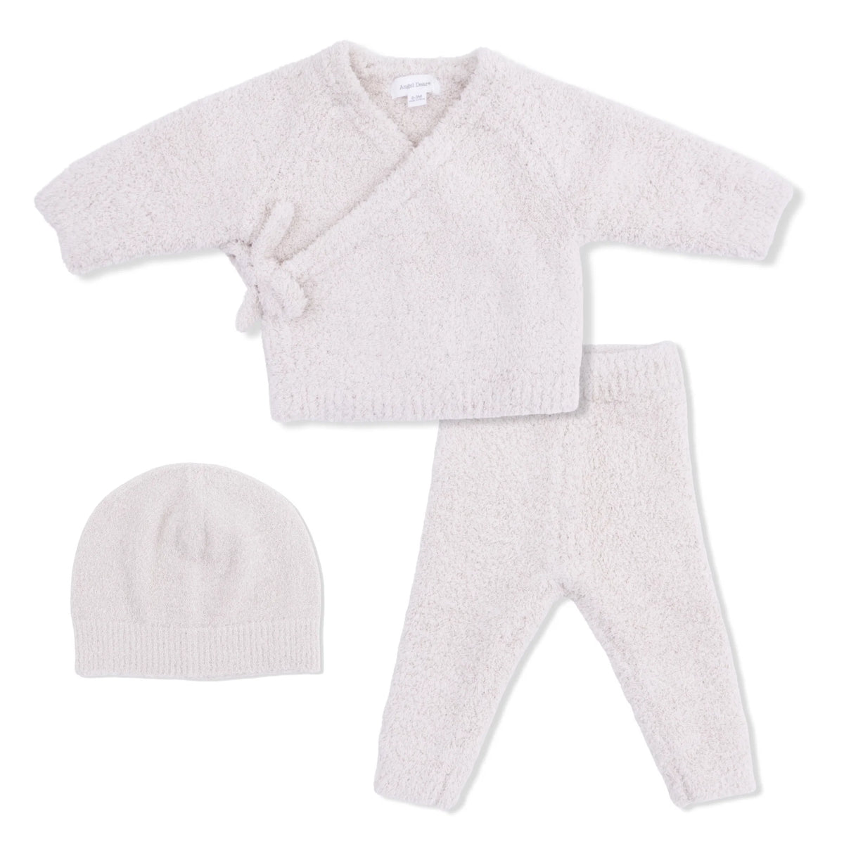 Angel Dear Chenille Natural Kimono Take Me Home 3 Piece Set