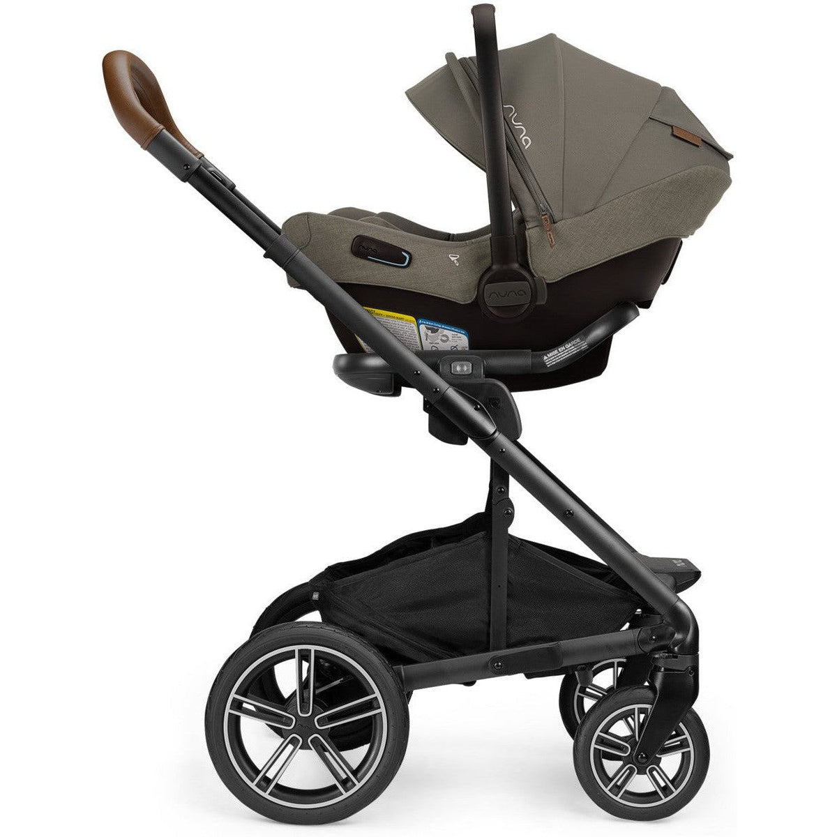 MIXX Next + PIPA Aire RX Travel System by Nuna Caviar/Chocolate