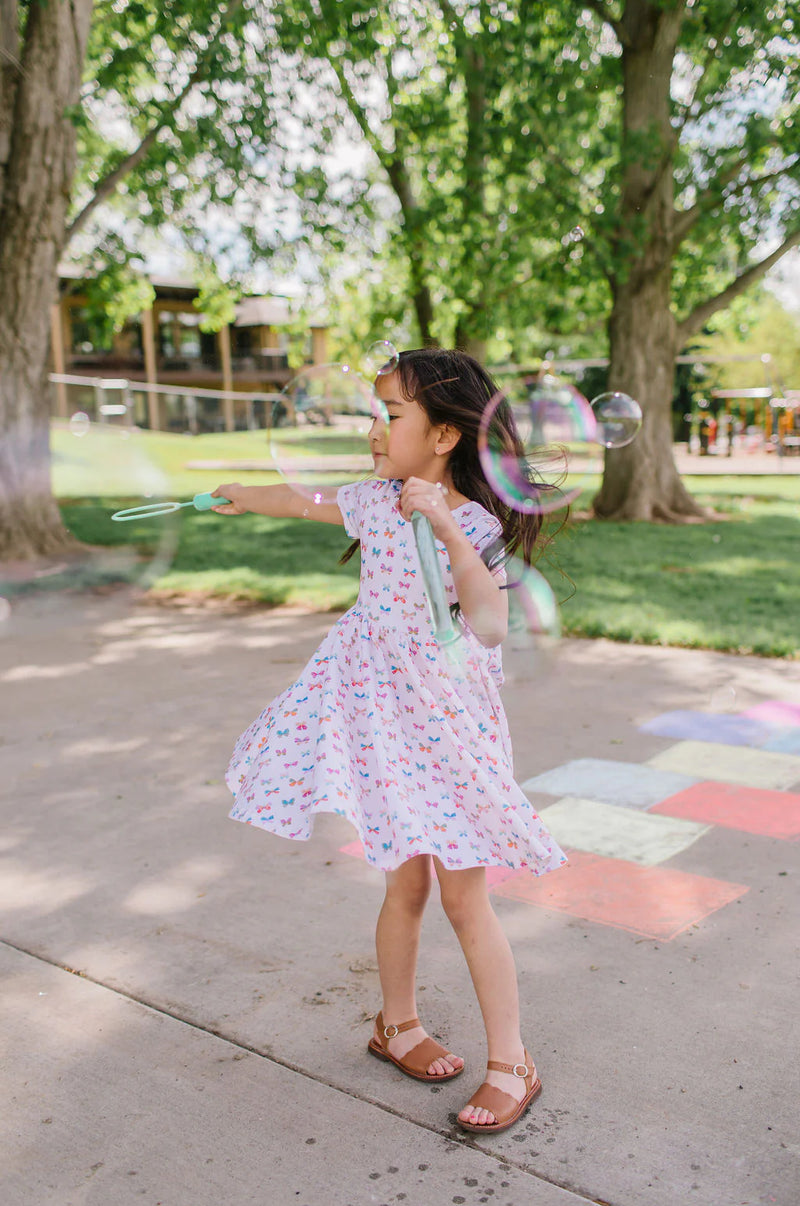 Ollie Jay Twirl Dress- Classic Butterfly