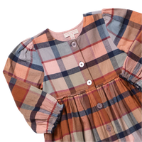Pink Chicken Girls Mae Dress-Hayride Plaid