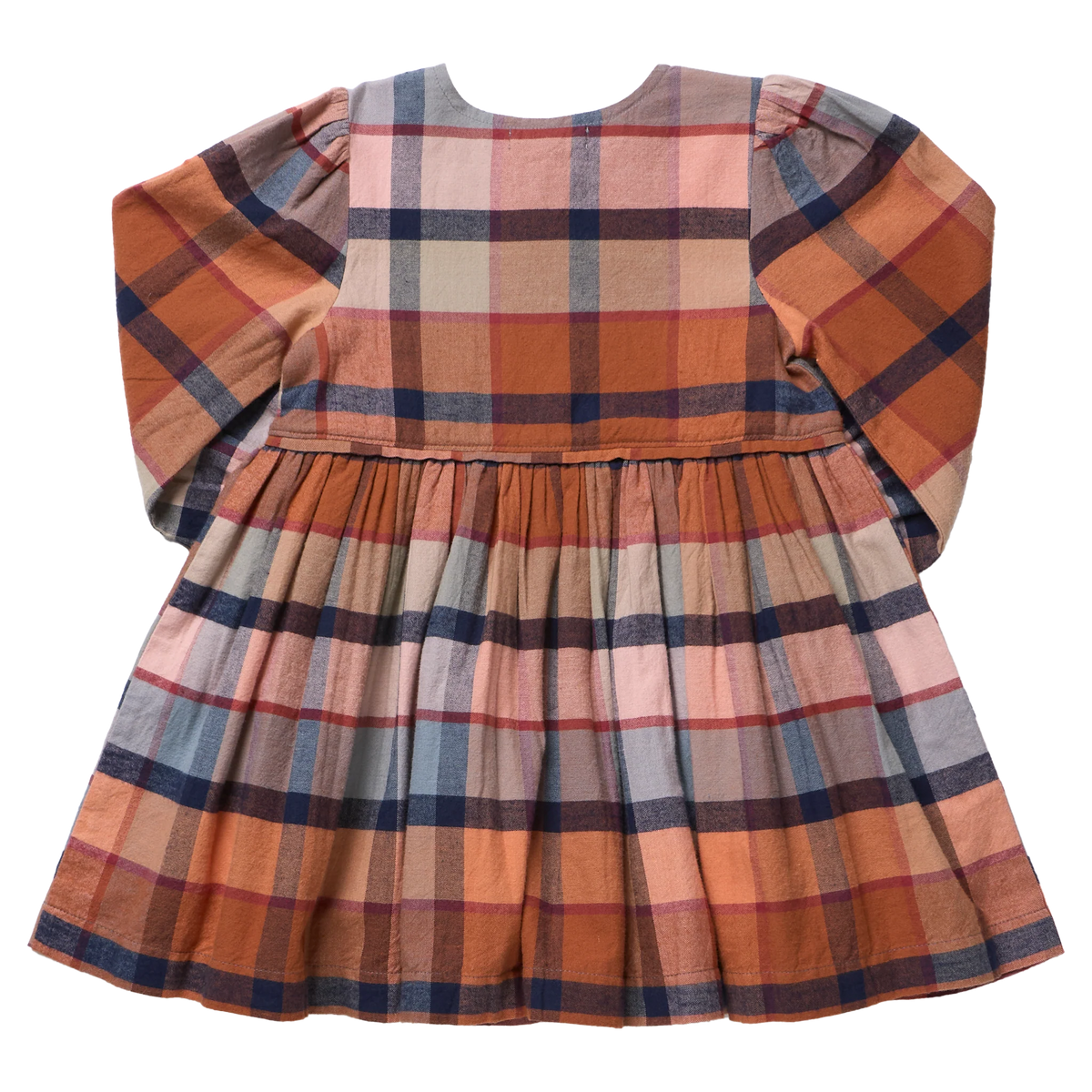 Pink Chicken Girls Mae Dress-Hayride Plaid