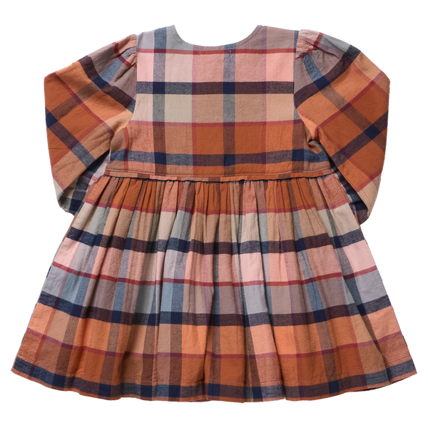 Pink Chicken Girls Mae Dress-Hayride Plaid