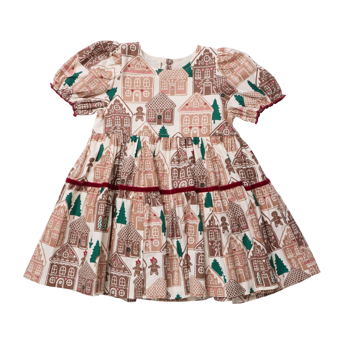 Pink Chicken Girls Eliza Dress- Gingerbread Houses