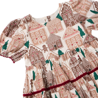 Pink Chicken Girls Eliza Dress- Gingerbread Houses