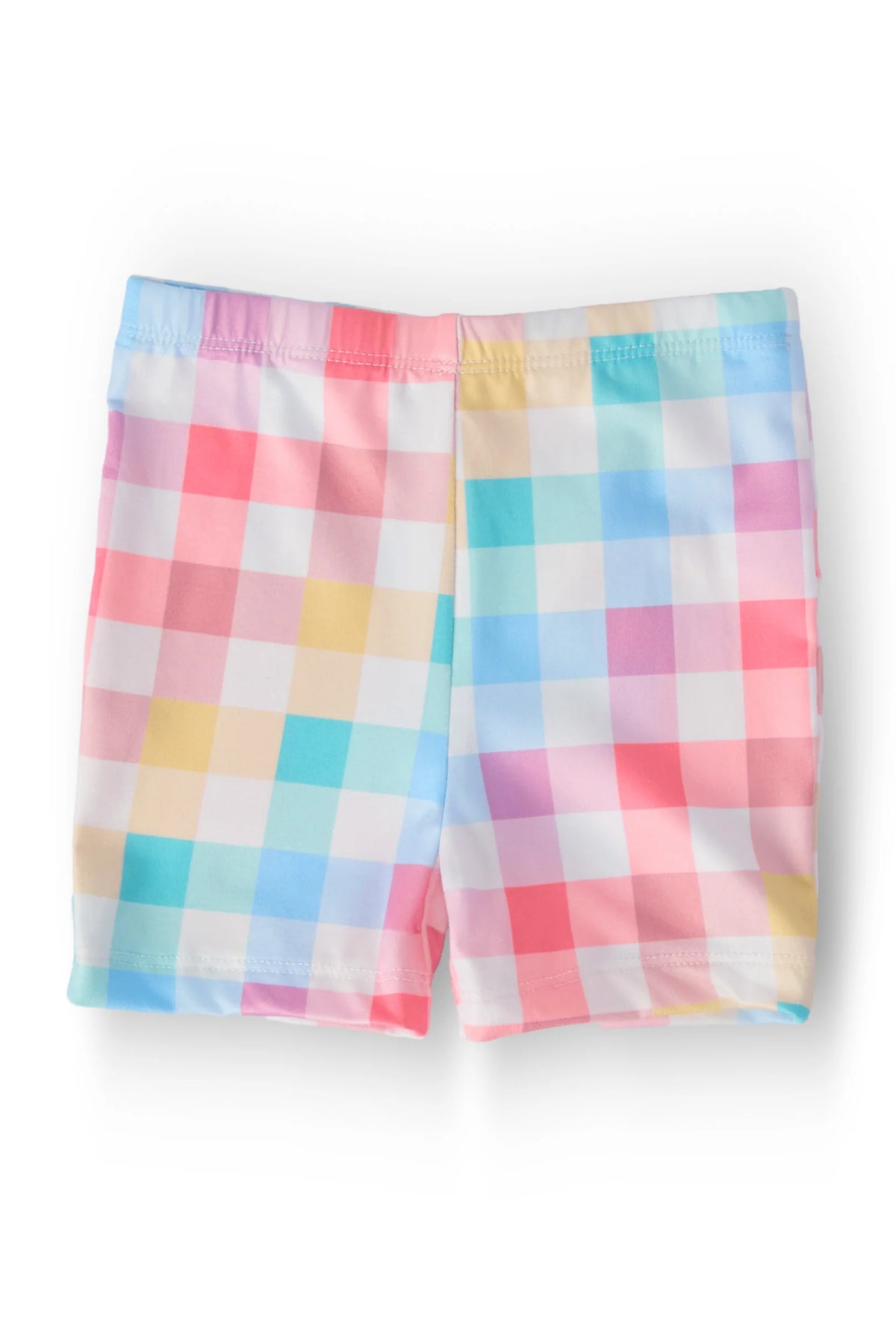 Mila & Rose Pastel Plaid Twirl Shorts