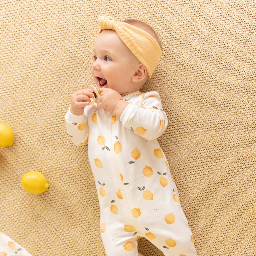 Petit Lem Lemon Print Sleeper