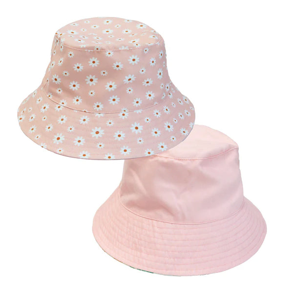 Emerson and Friends Pink Daisy Reversible Bucket Hat