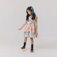 Pink Chicken Adaline Dress II Multi Striped Bows