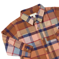Blue Rooster Boys Long Sleeve Jack Shirt- Hayride Plaid