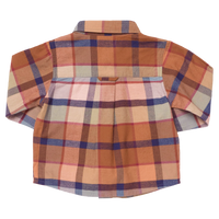 Blue Rooster Boys Long Sleeve Jack Shirt- Hayride Plaid