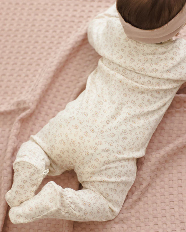 Quincy Mae Long Sleeve Sleeper Footie Ditsy